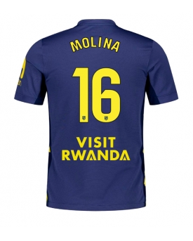 Billige Fotballdrakt Atletico Madrid Nahuel Molina #16 Replika Bortedrakt 2025-26 Kortermet Billige Fotballdrakt Atletico Madrid Nahuel Molina #16 Replika Bortedrakt 2025-26 Kortermet
